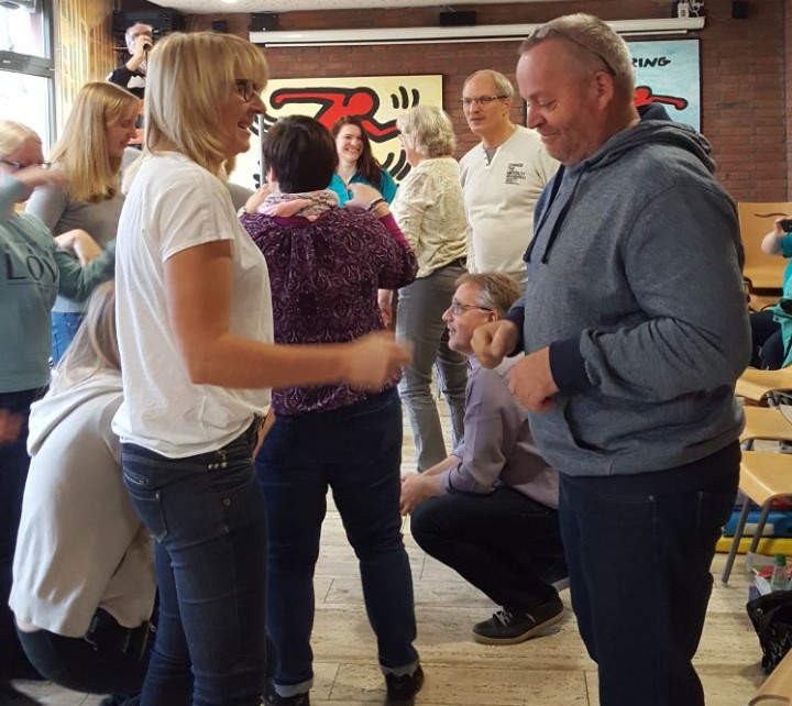 VoCapella Probenwochenende Aufwärmspiel